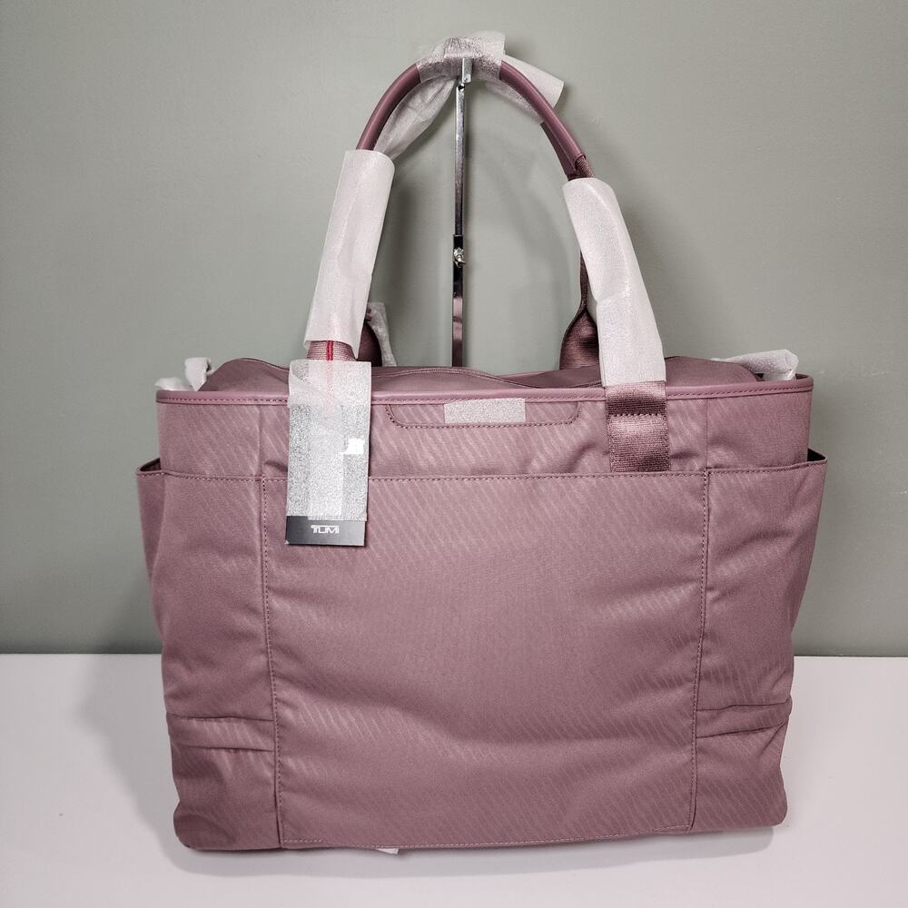 NEW Tumi Voyageur CARLYN 17.25” Weekender Tote Duffel Bag - HEATHER LINES PRINT - Picture 3 of 10
